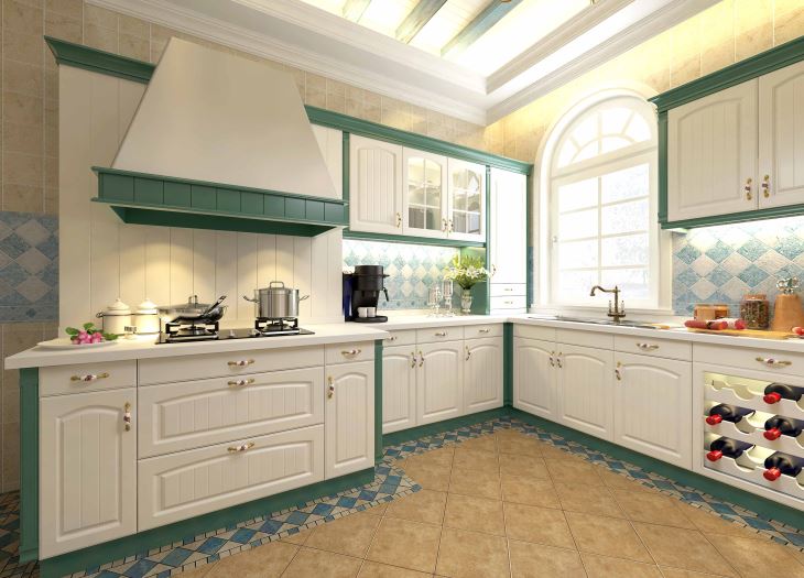 White Thermofoil Kitchen Cabinets