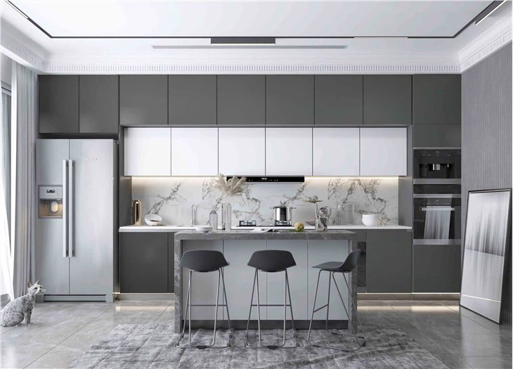 PET Film Kitchen Cabinet